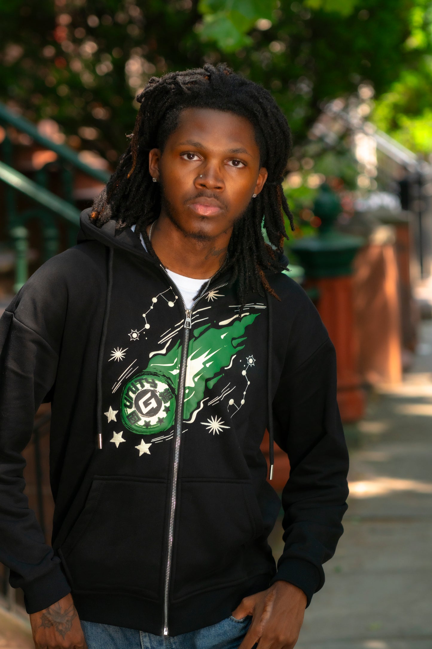 Green Shooting Star