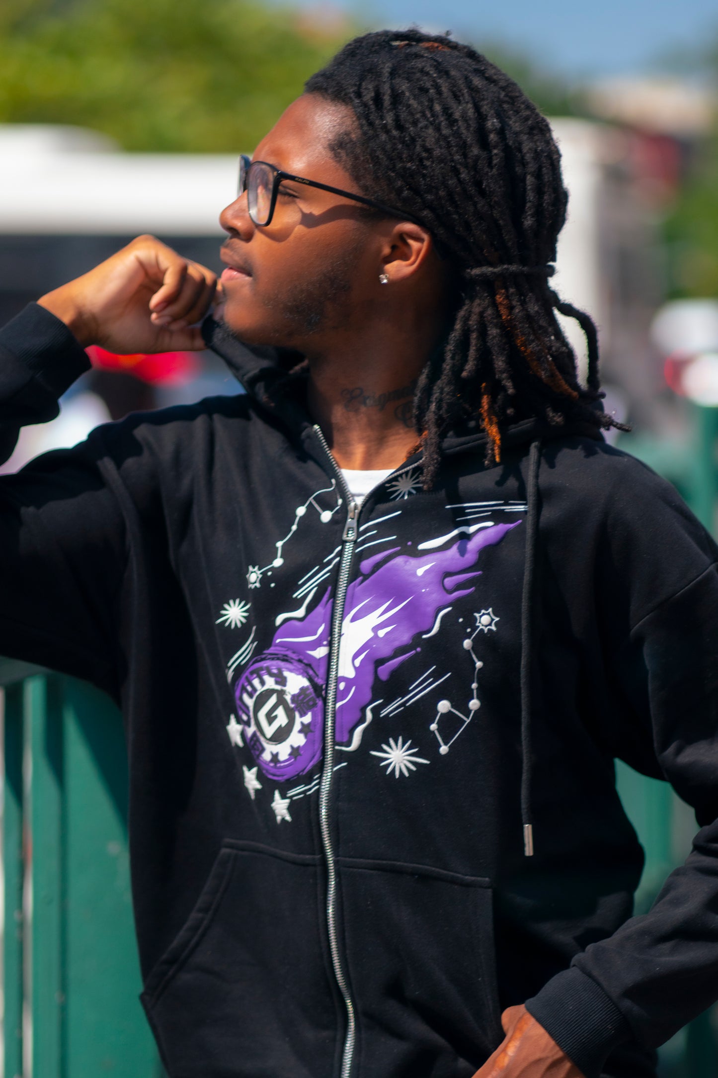 Purple Shooting Star